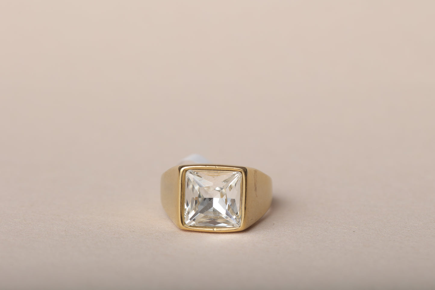 MEN'S 18k GOLD PLATED RING