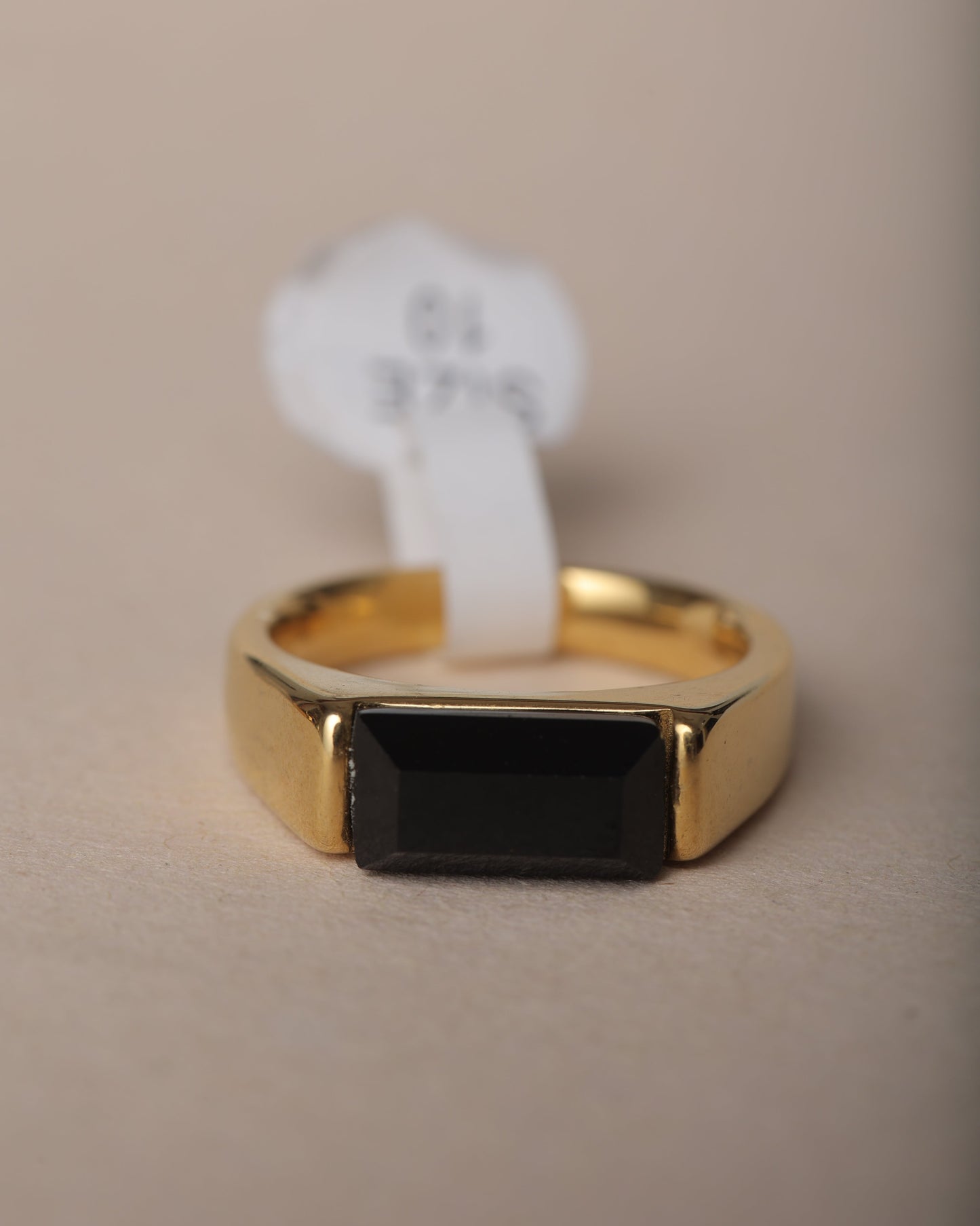 MEN'S 18k GOLD PLATED RING