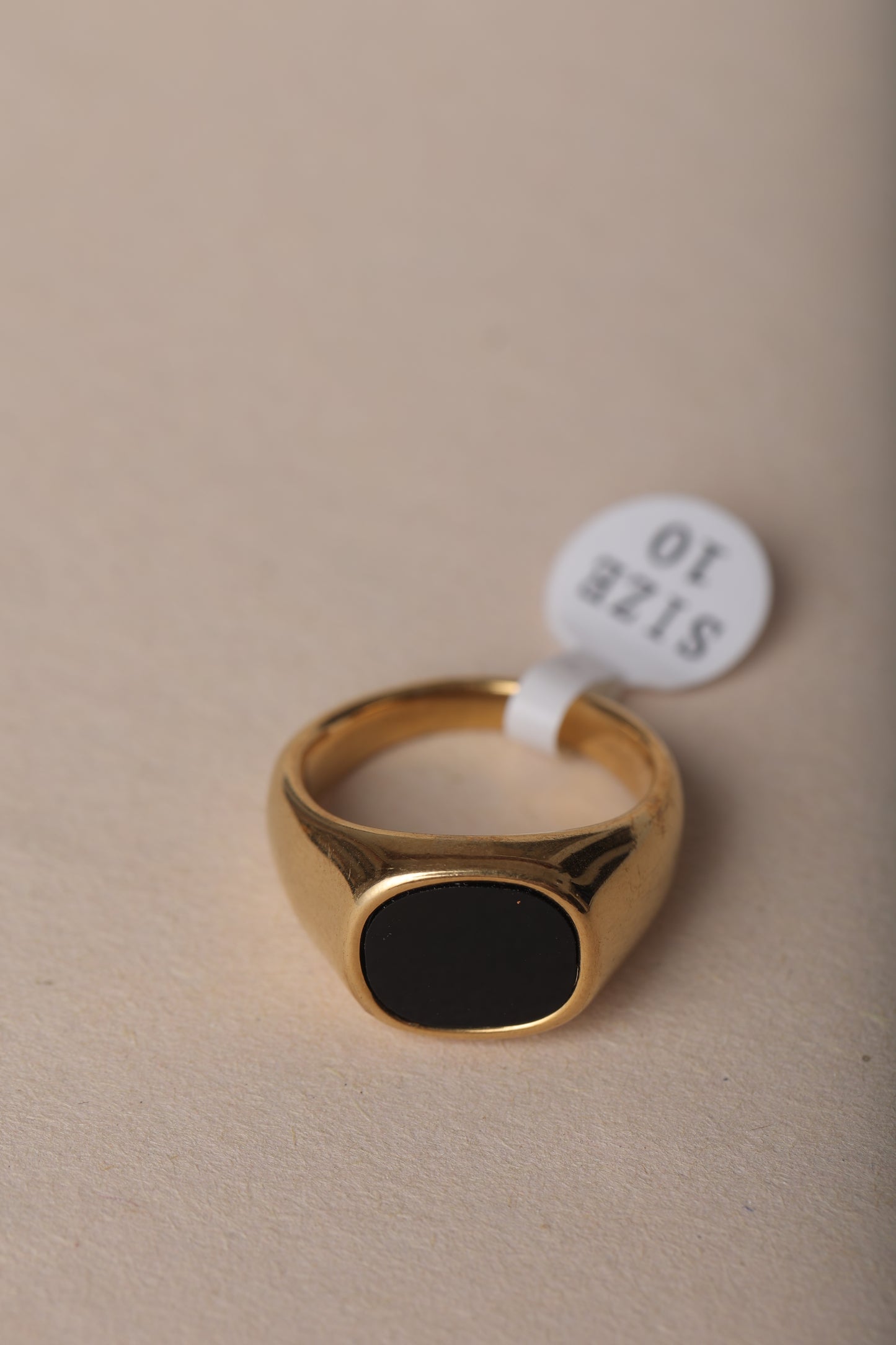 MEN'S 18k GOLD PLATED RING