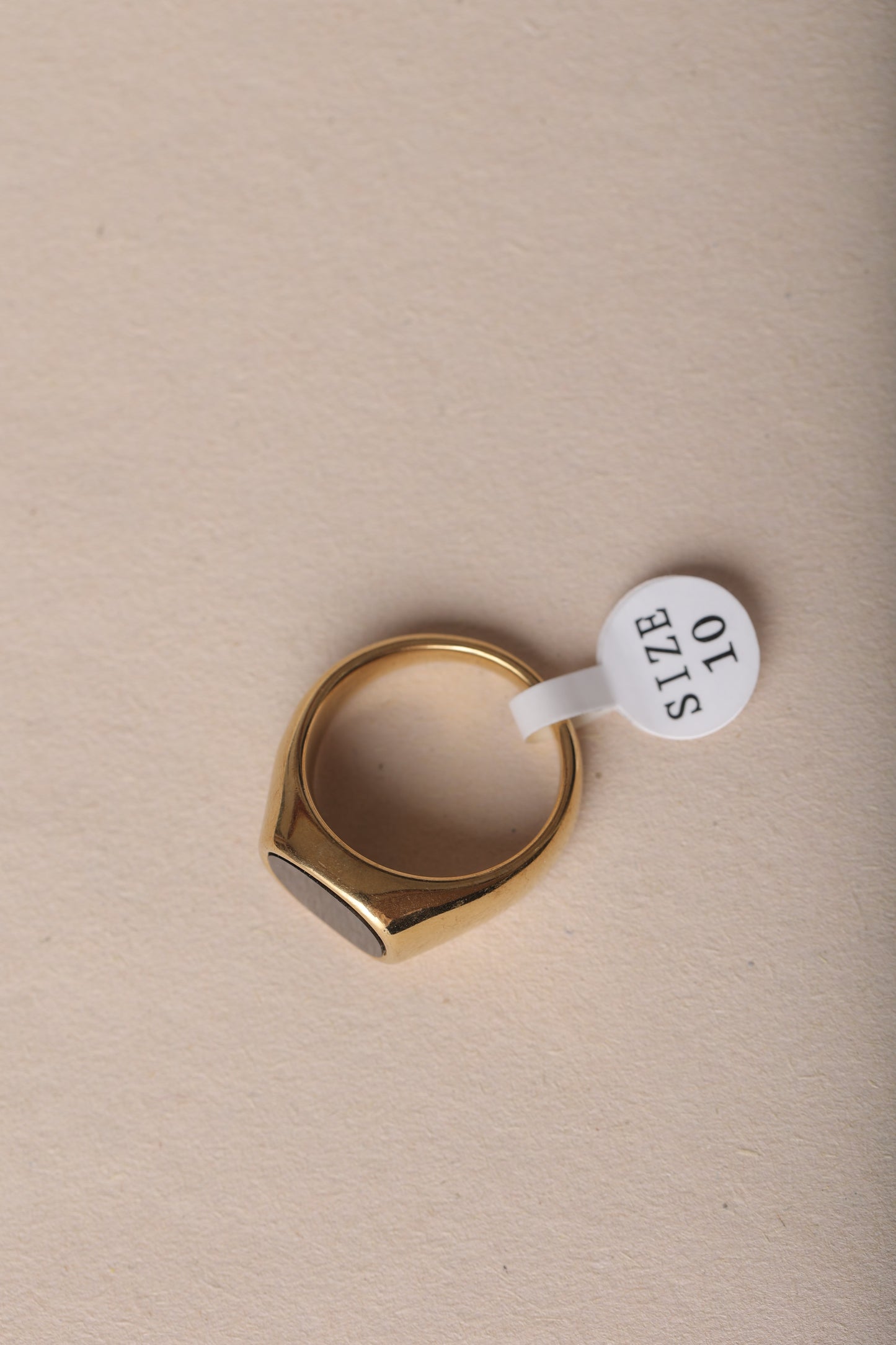 MEN'S 18k GOLD PLATED RING