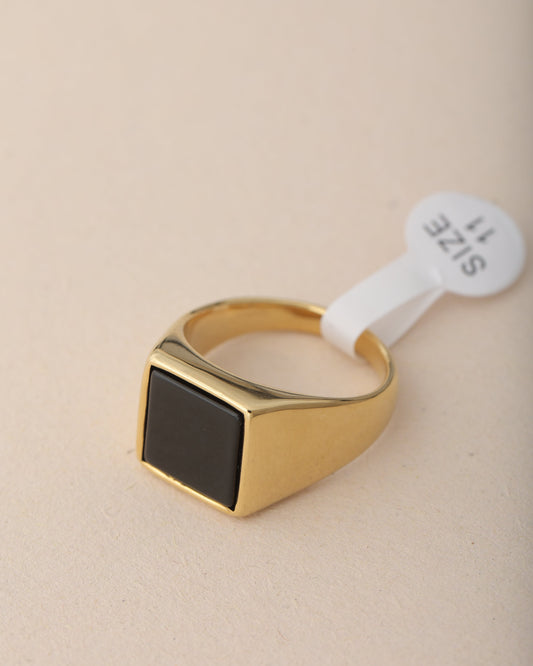 MEN’S GOLD PLATED RING