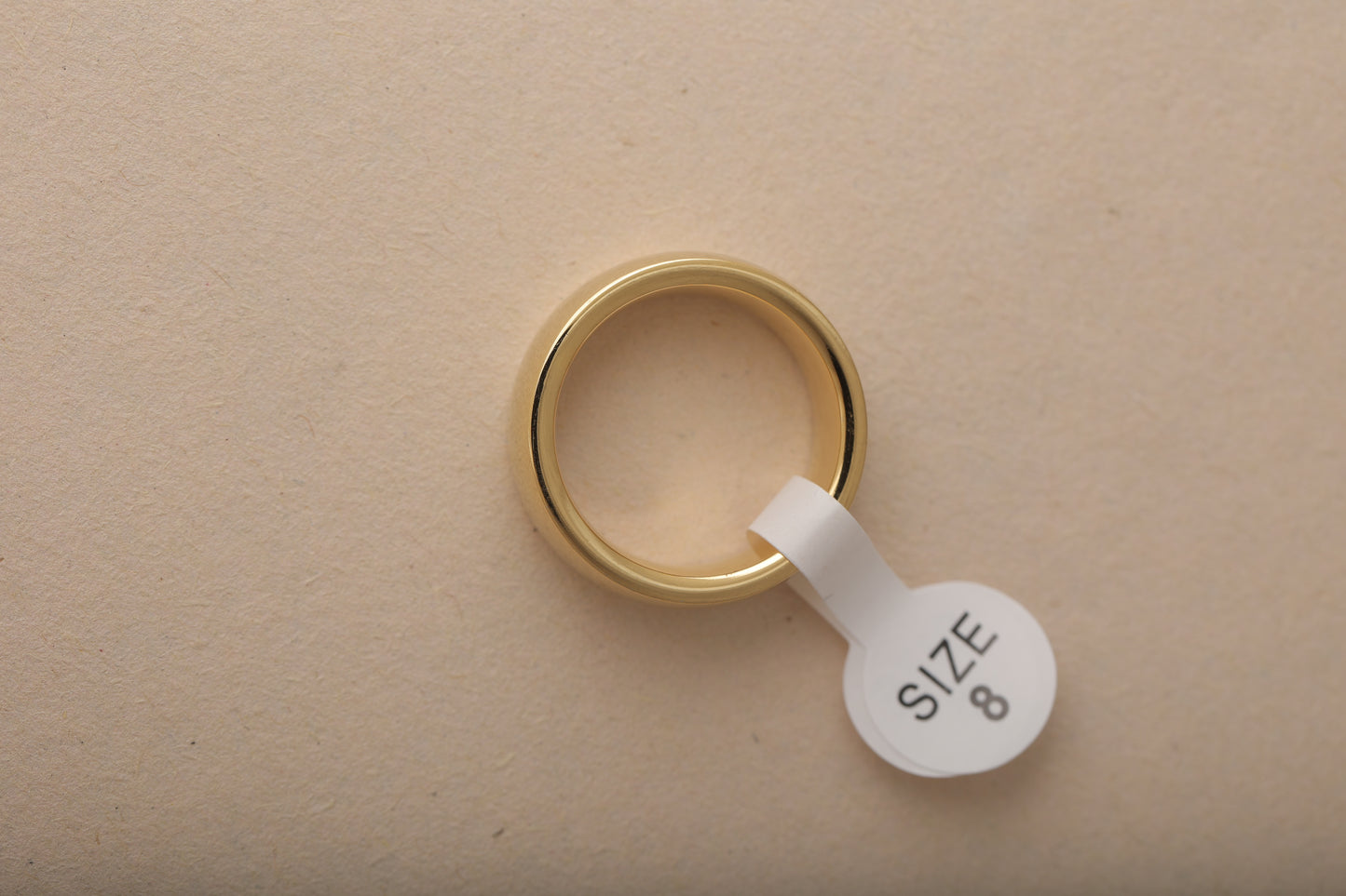 BOLD 18k GOLD PLATED MENS RING