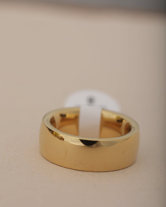 BOLD 18k GOLD PLATED MENS RING