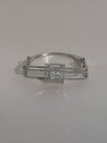 CZ STERLING SILVER BRACELET
