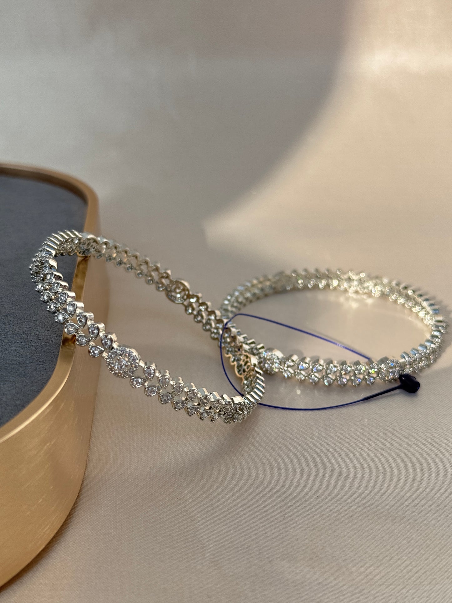 SILVER AD BANGLES