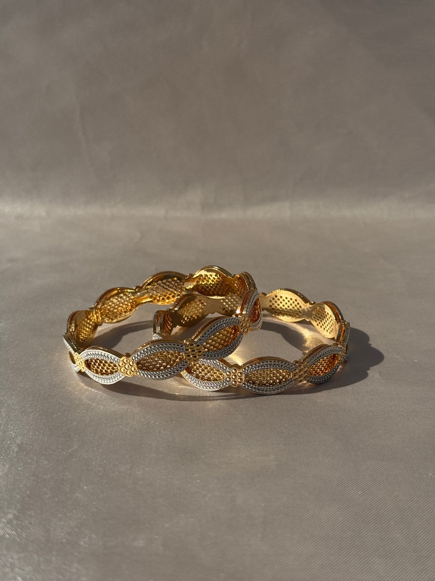 ANTIQUE MICRO GOLD PLATED BANGLES