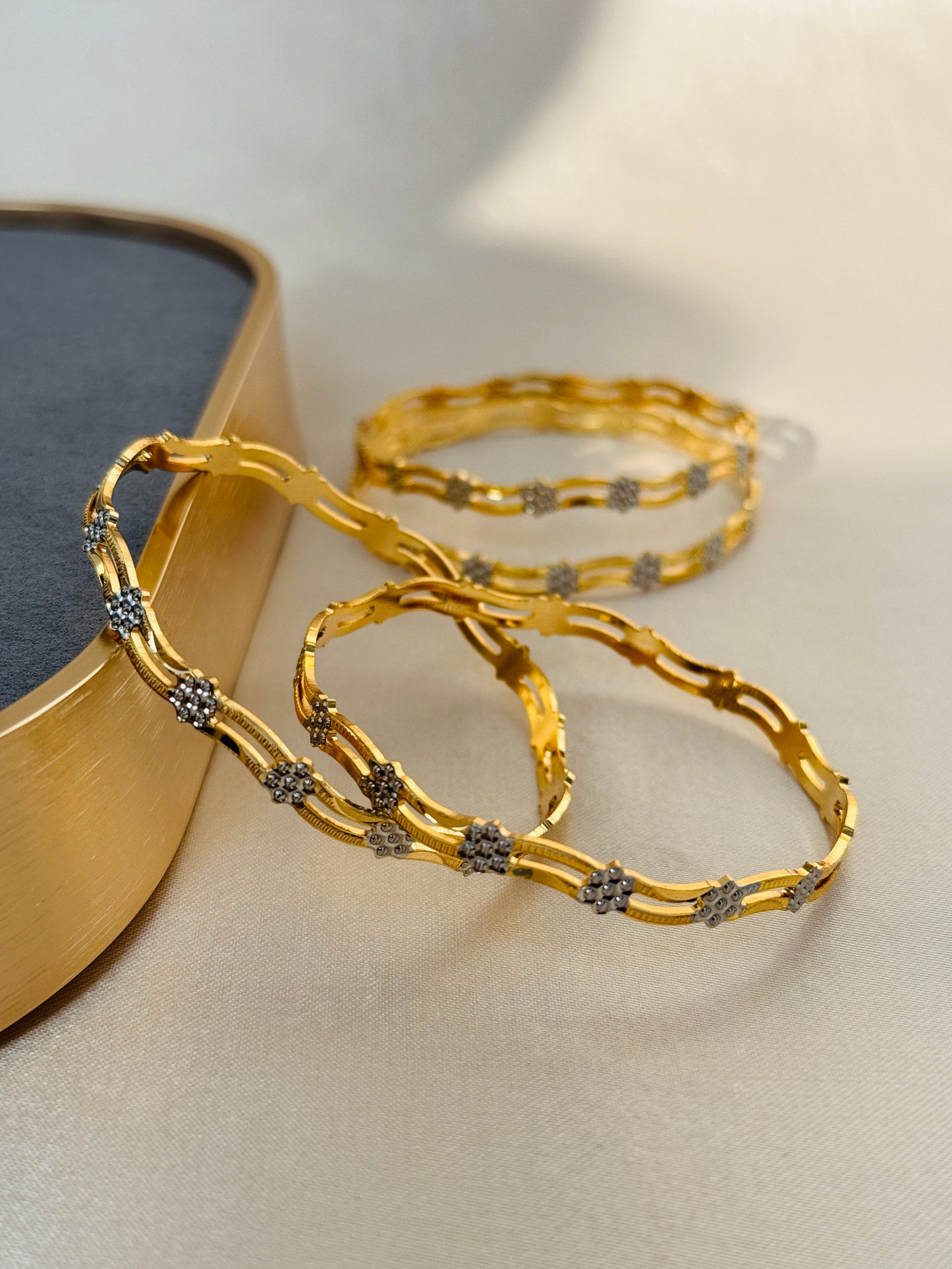 MICRO GOLD PLATED ANTI TARNISH BANGLES