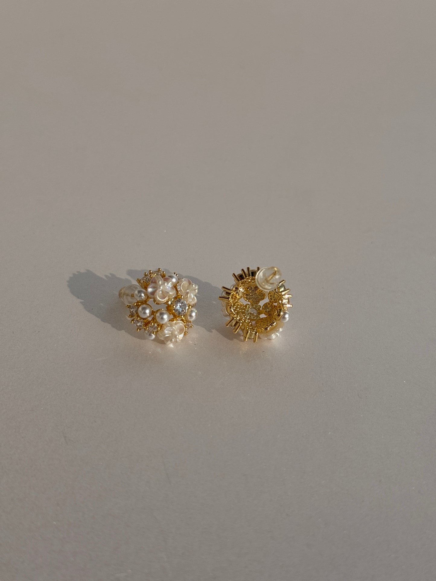 CZ GOLD PLATED STUDS