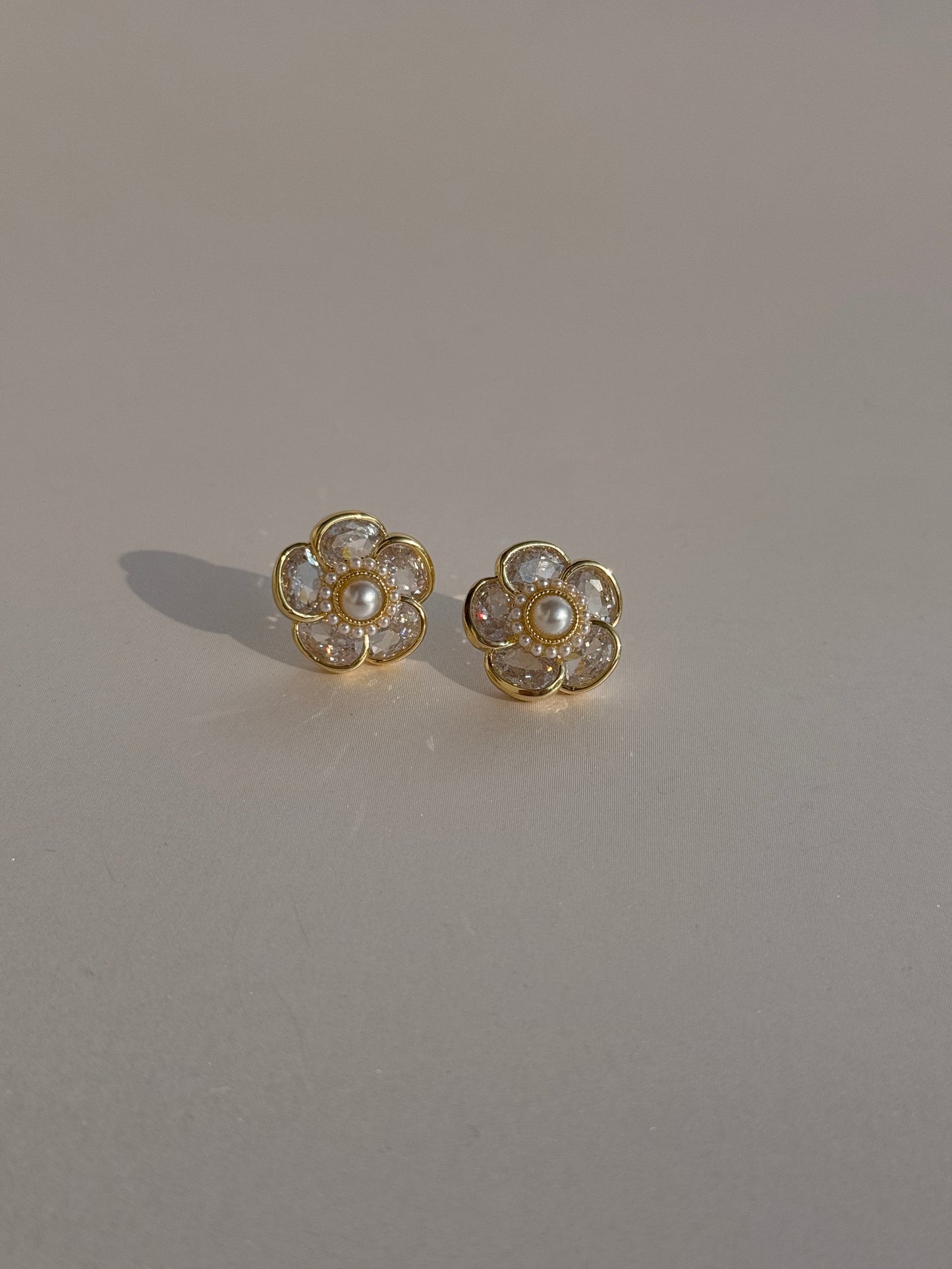 CZ GOLD PLATED STUDS