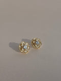 Cz Gold Plated Studs