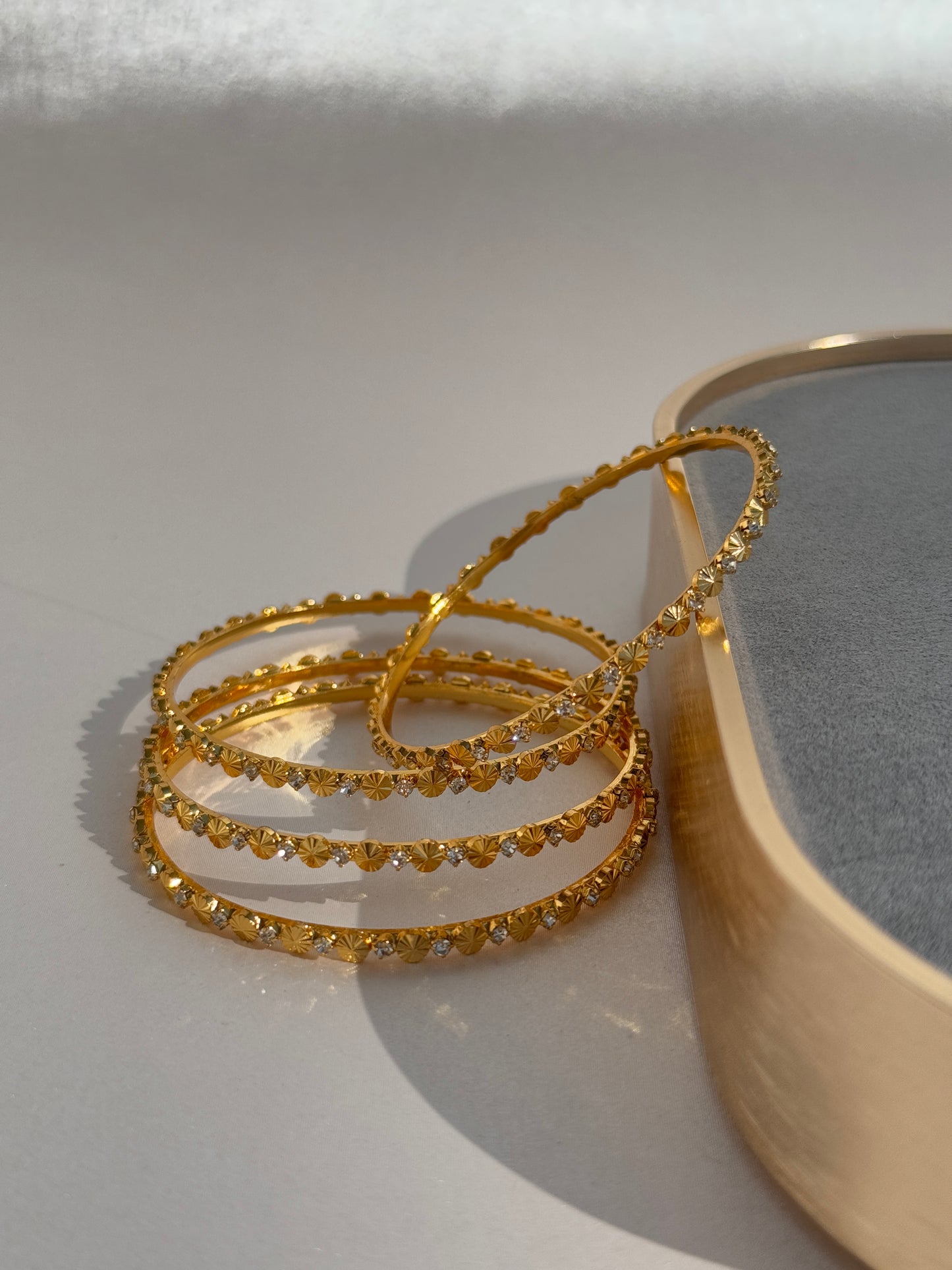 MICRO GOLD PLATED ANTI TARNISH BANGLES