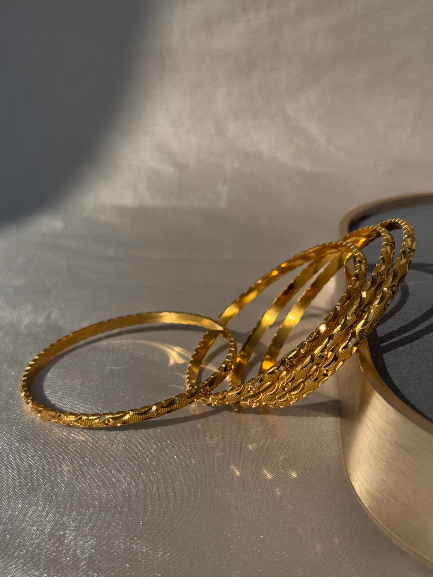 MICRO GOLD PLATED ANTI TARNISH BANGLE