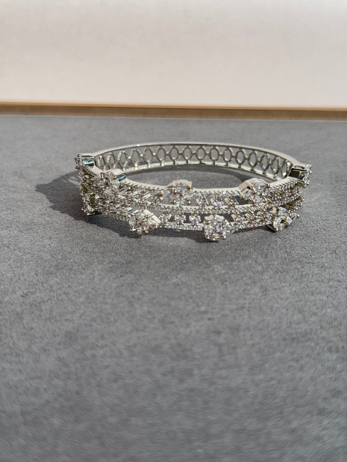 CZ STERLING SILVER BRACELET