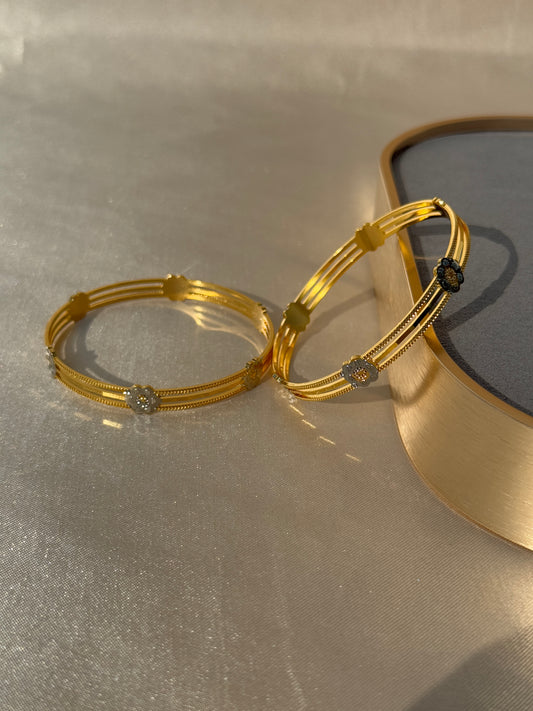 MICRO GOLD PLATED ANTI TARNISH BANGLES