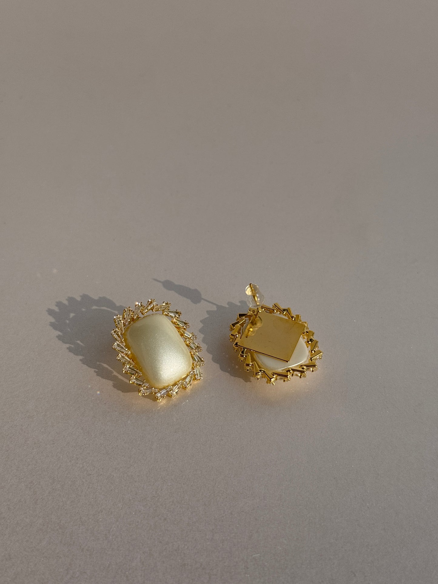 CZ GOLD PLATED STUDS