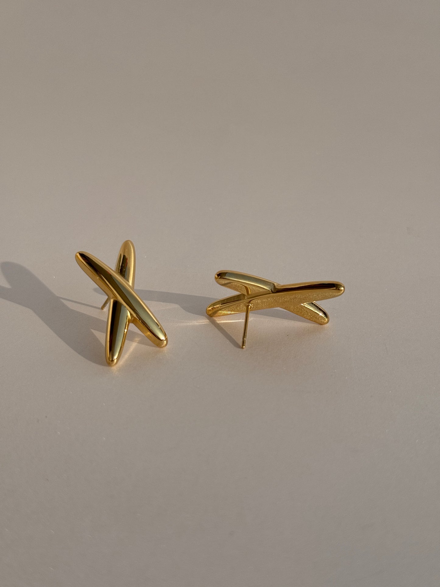 X 18k GOLD PLATED EARRINGS
