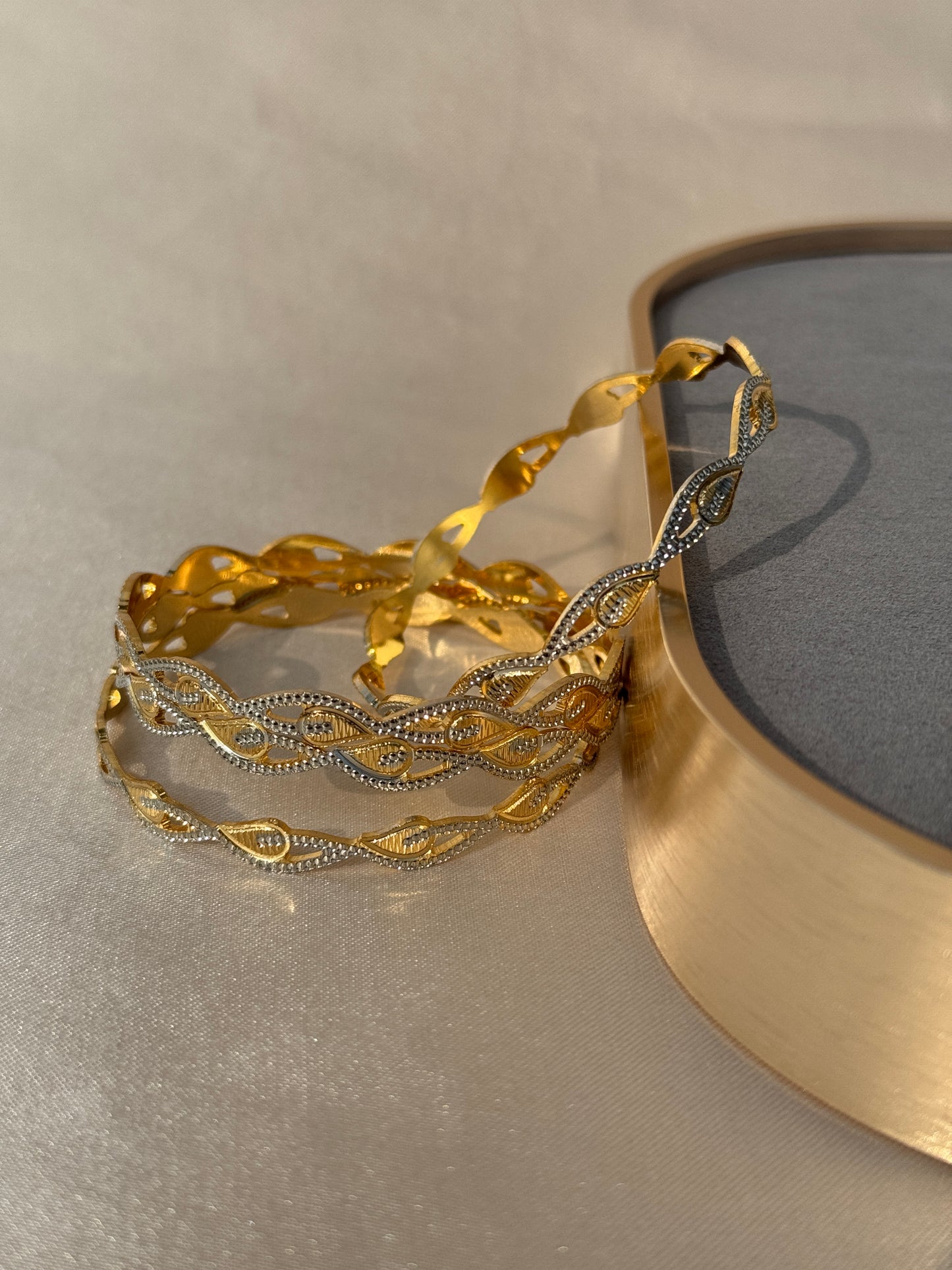 MICRO GOLD PLATED ANTI TARNISH BANGLES