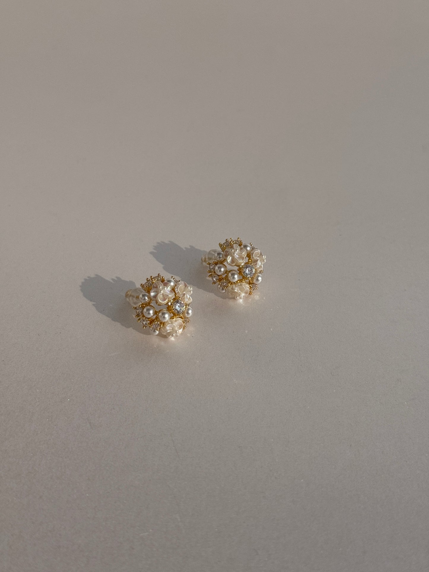 CZ GOLD PLATED STUDS