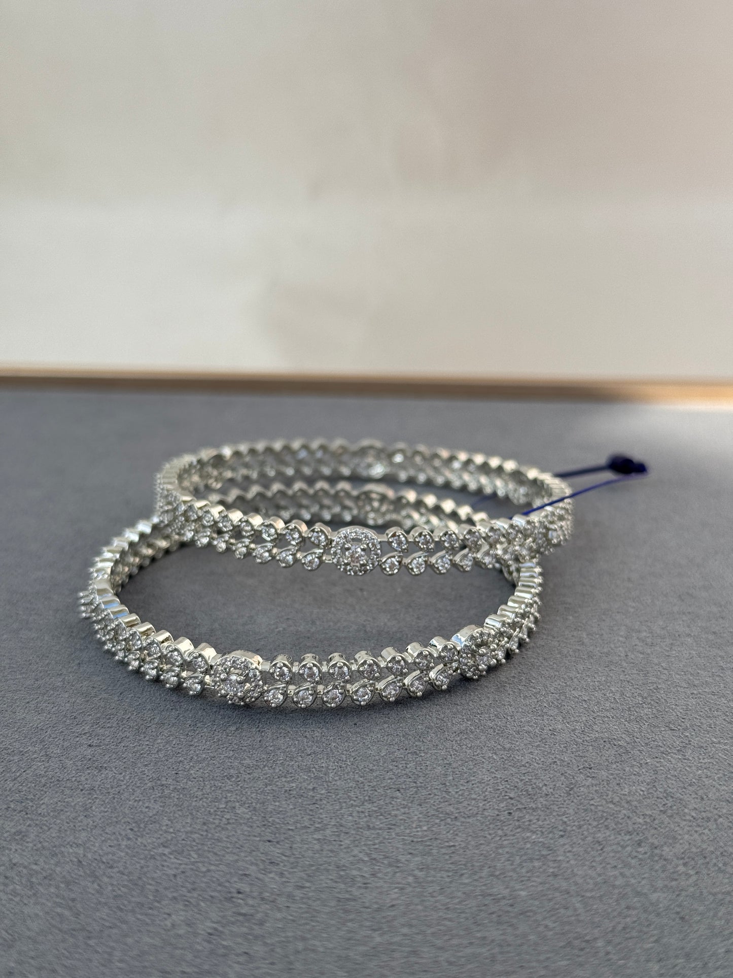 SILVER AD BANGLES