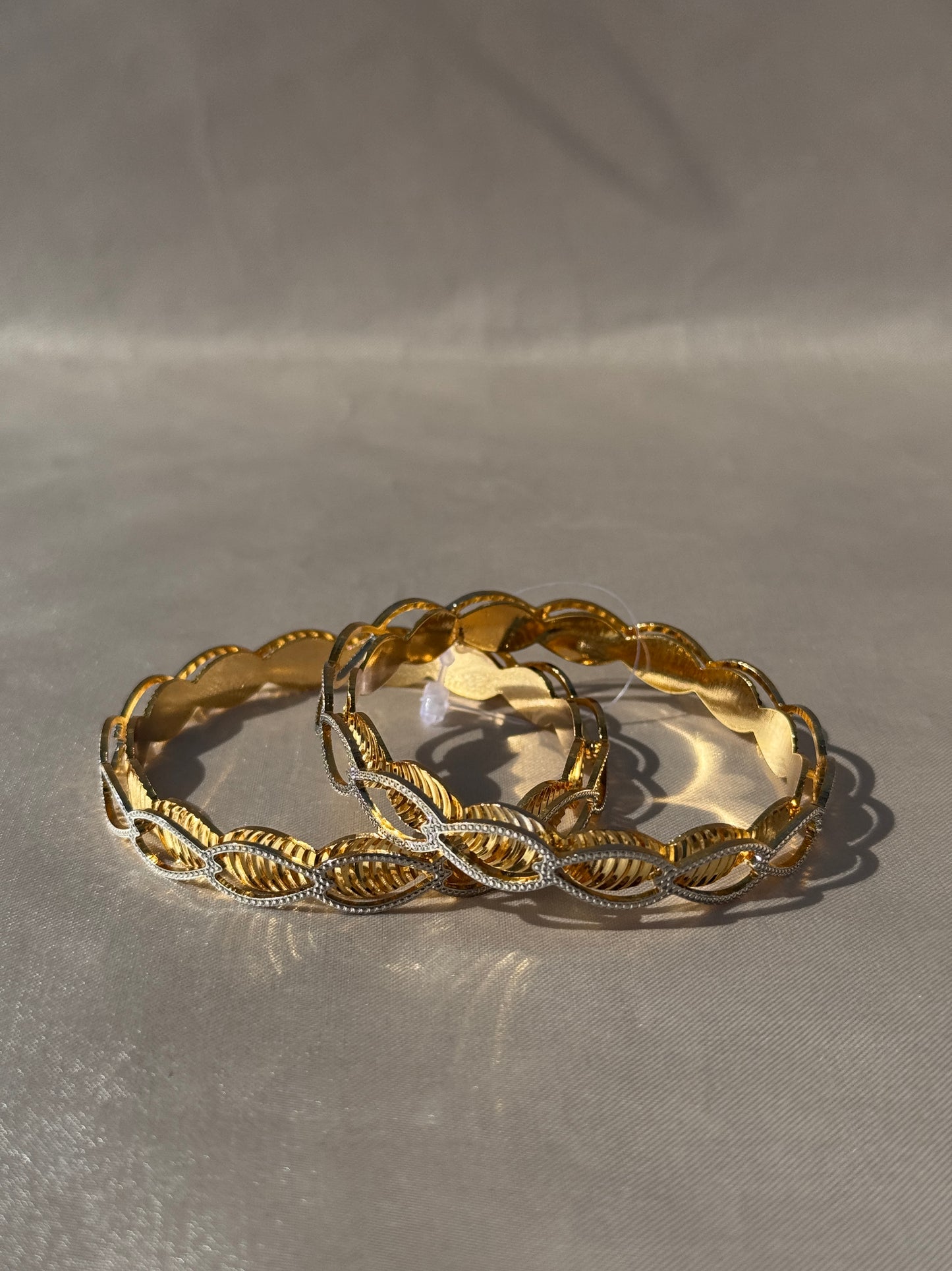 ANTIQUE MICRO GOLD PLATED BANGLES