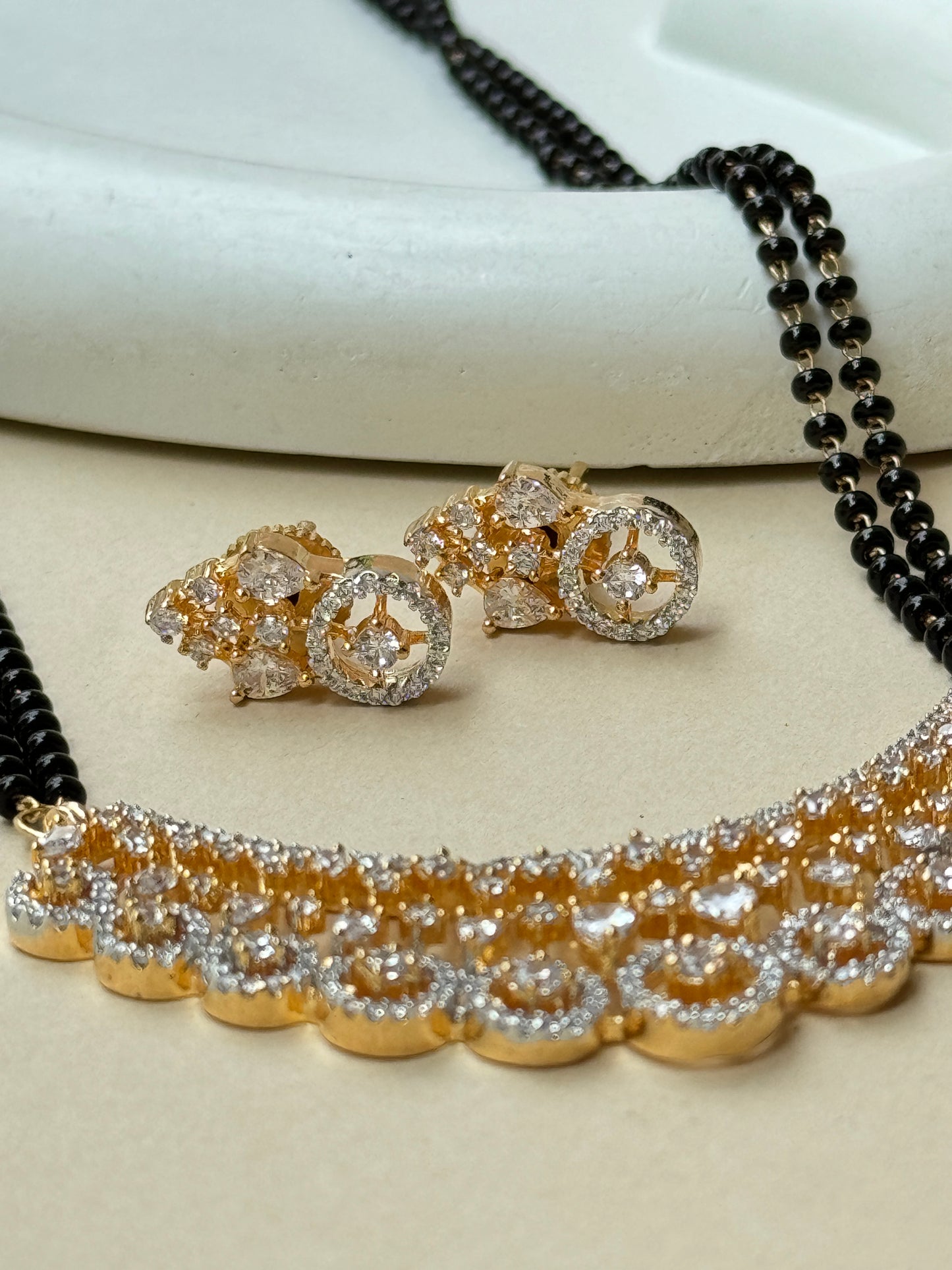 MICRO GOLD PLATED MANGAL SUTRA