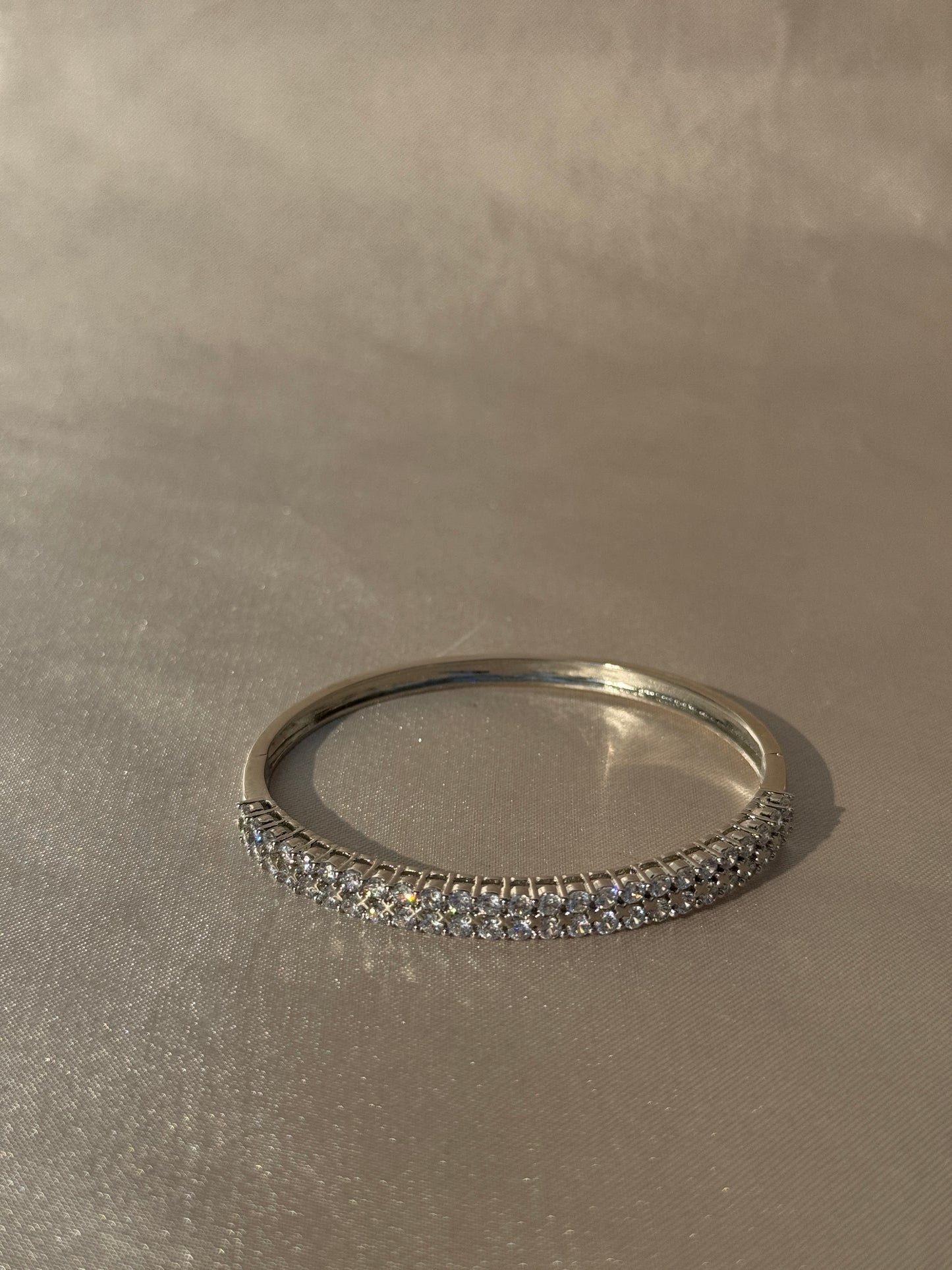 CZ STERLING SILVER BRACELET