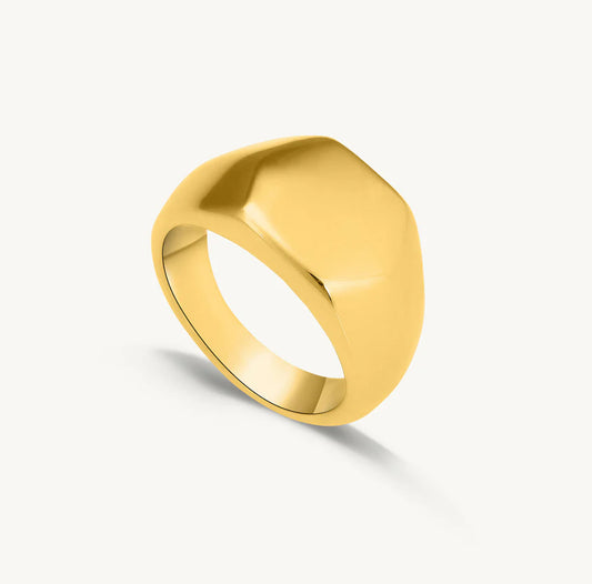 Bold Gold Plated Men’s Ring