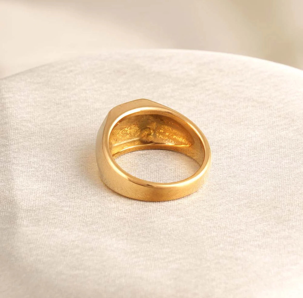 Bold Gold Plated Men’s Ring