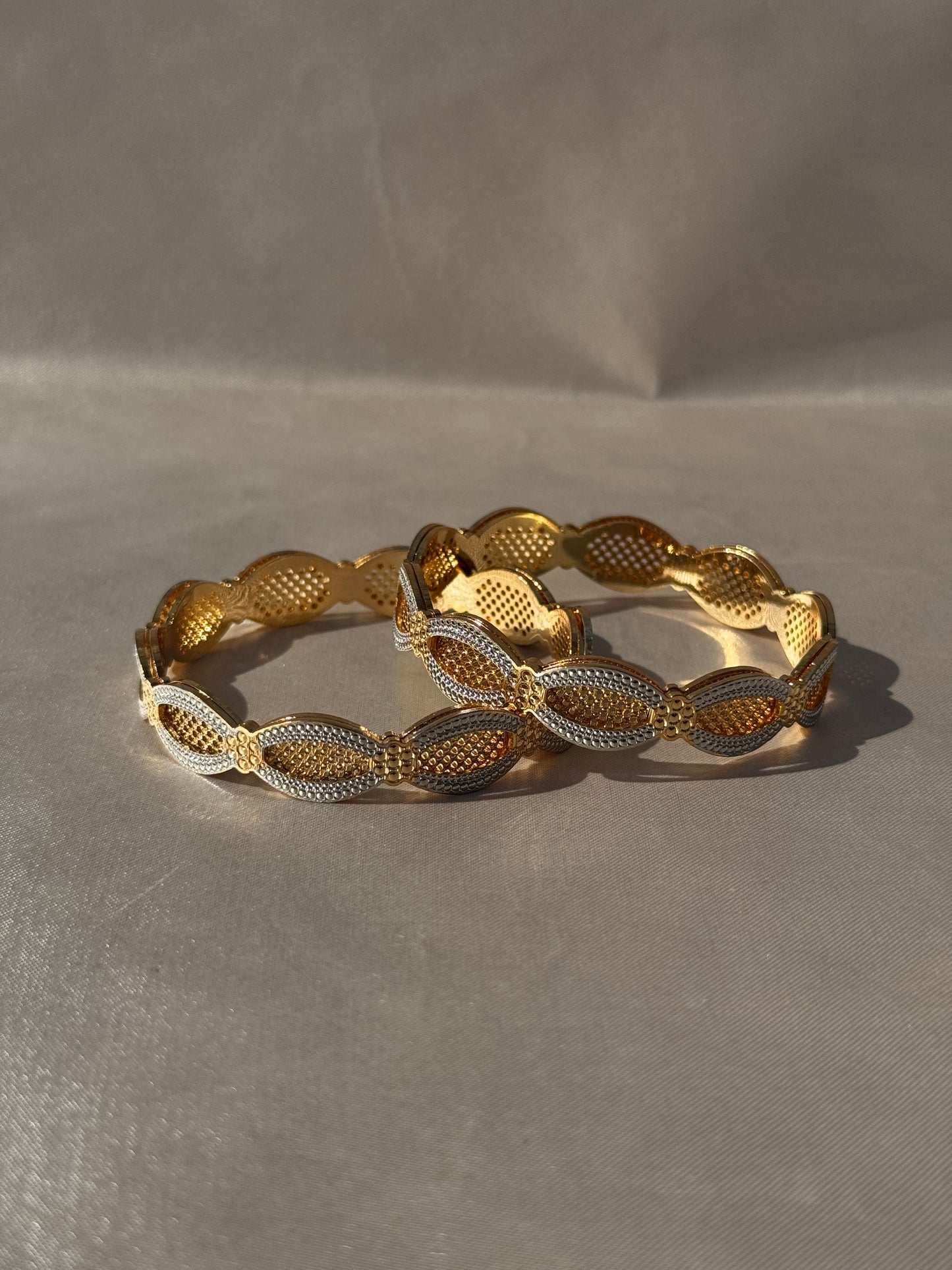 ANTIQUE MICRO GOLD PLATED BANGLES