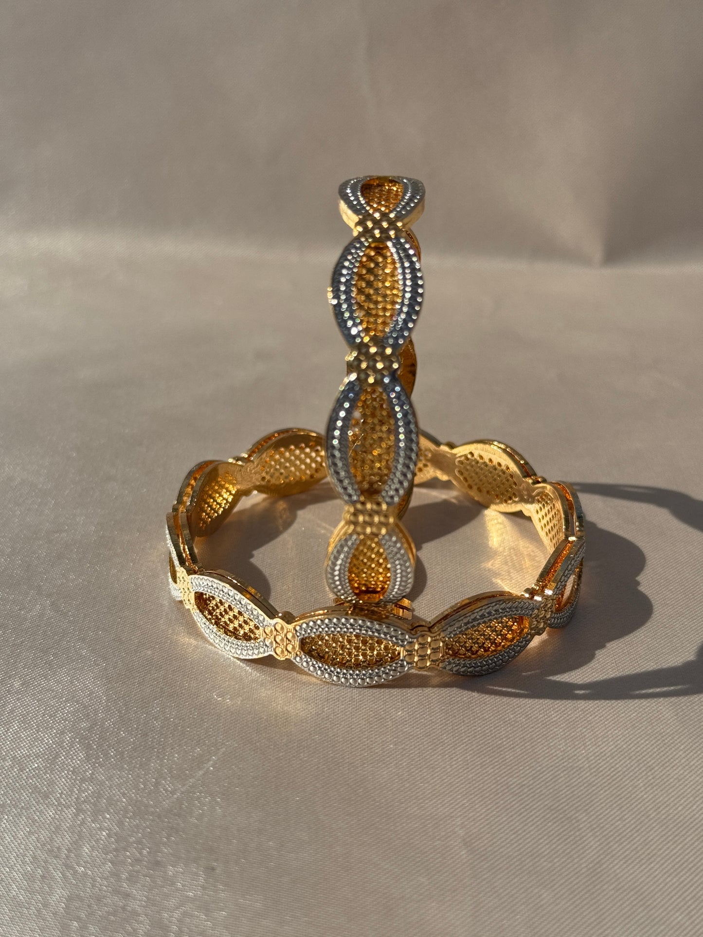 ANTIQUE MICRO GOLD PLATED BANGLES