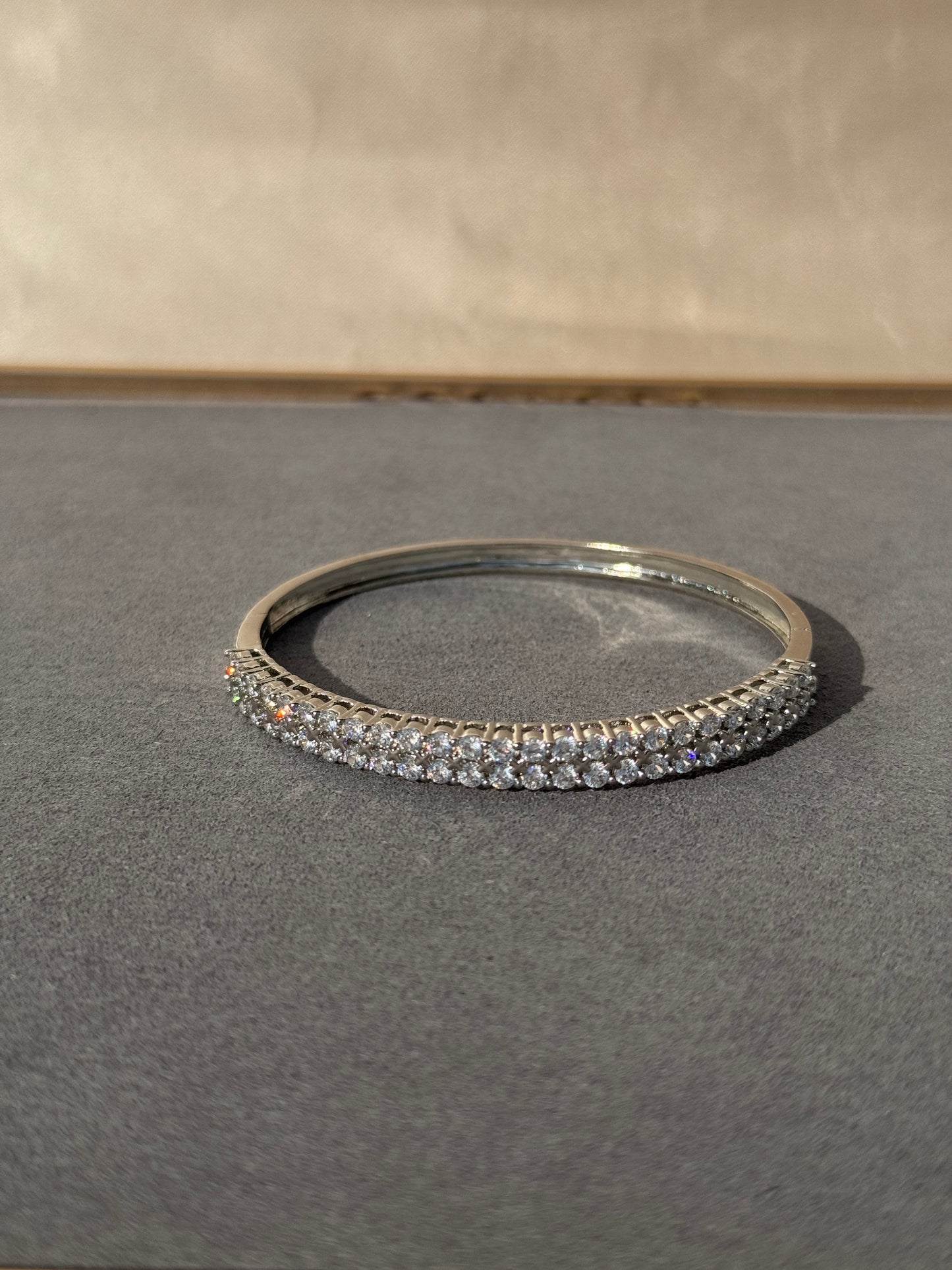 CZ STERLING SILVER BRACELET