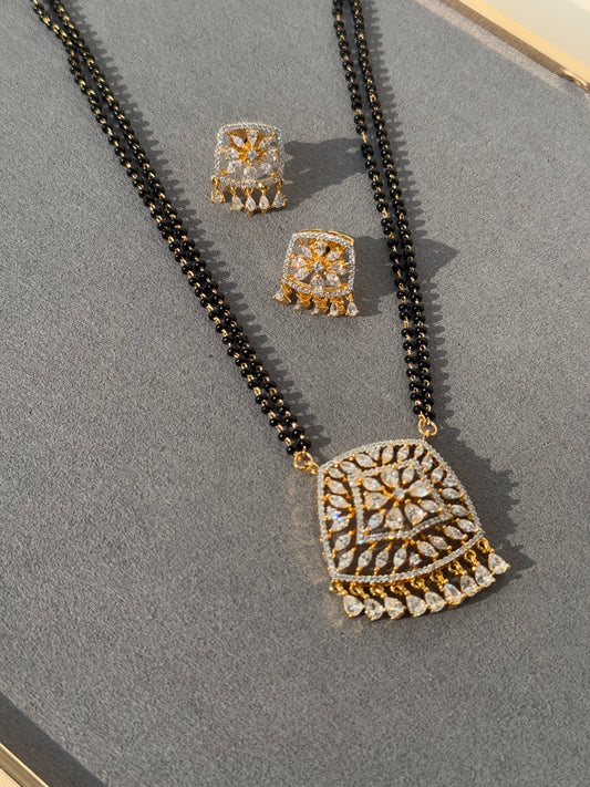 CZ MICRO GOLD PLATED MANGAL SUTRA
