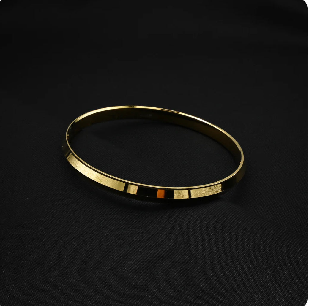 MEN’S MICRO GOLD PLATED KADA - 5 MM