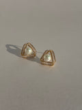 CZ NATURAL PEARLS STUDS