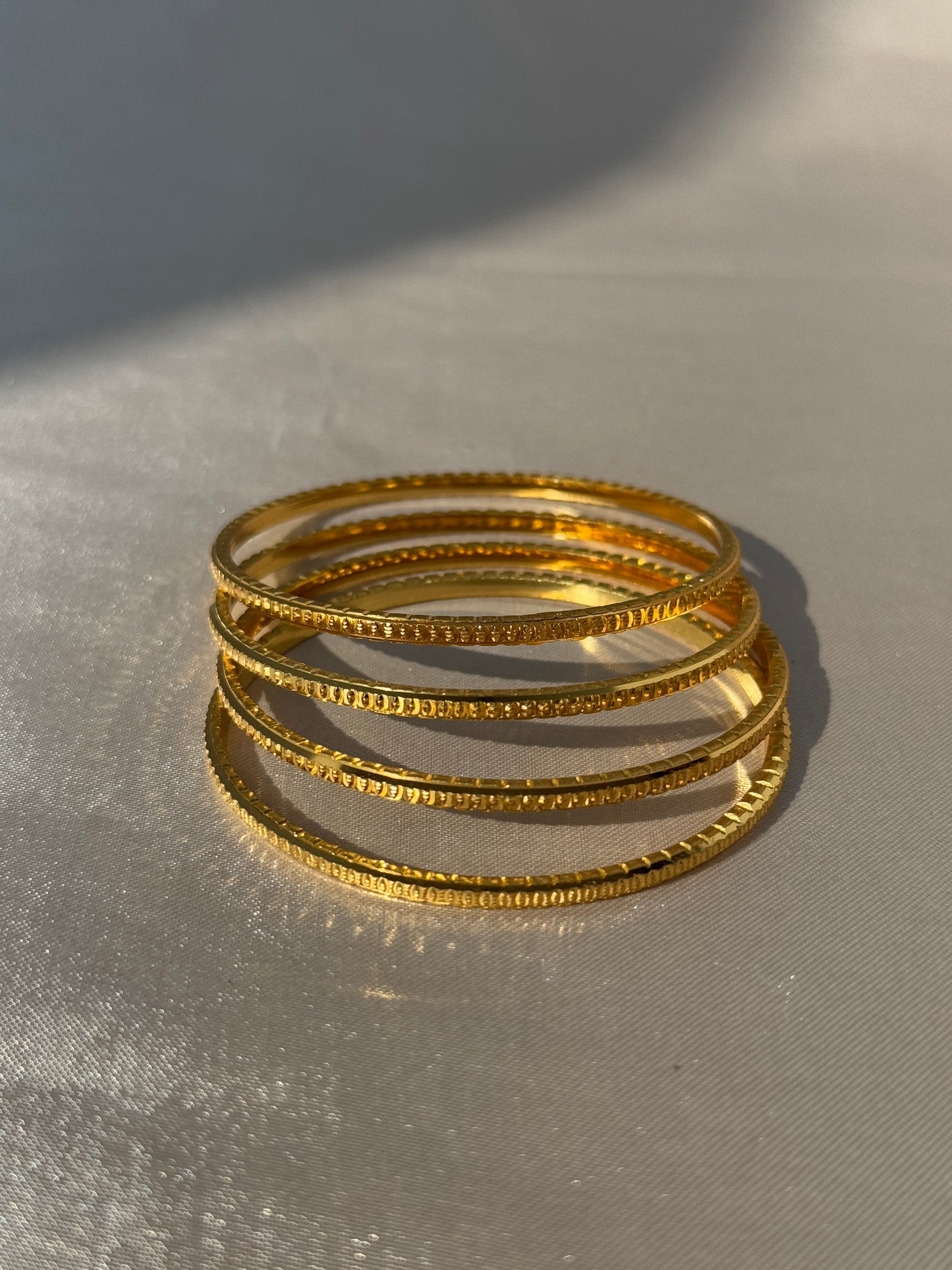 MICRO GOLD PLATED ANTI TARNISH BANGLE