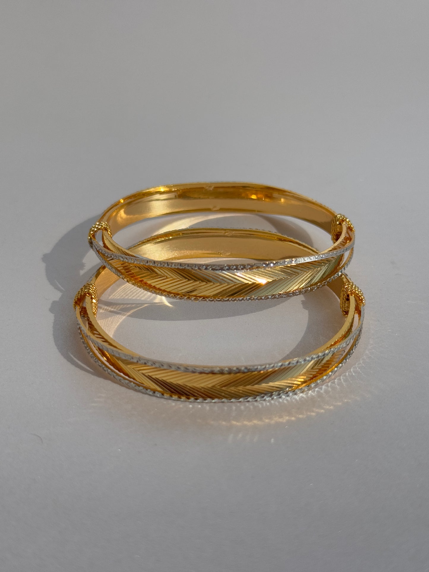 ANTIQUE MICRO GOLD PLATED BANGLES