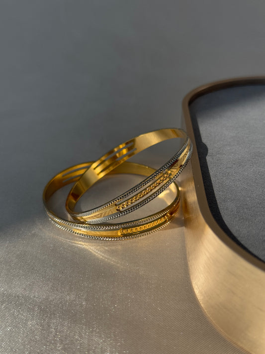 MICRO GOLD PLATED ANTI TARNISH BANGLES