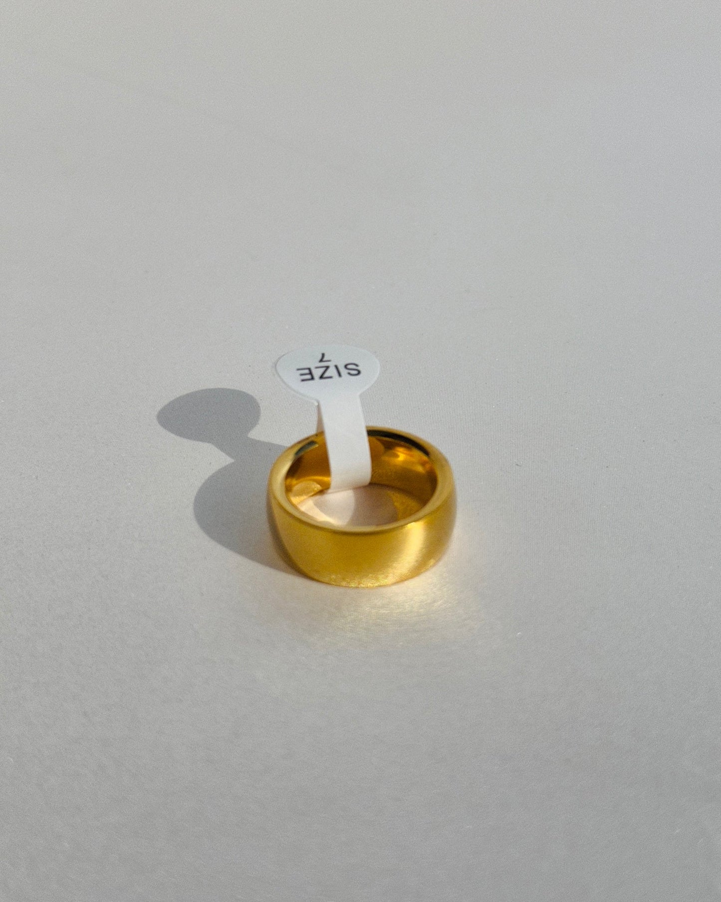 BOLD 18k GOLD PLATED MENS RING