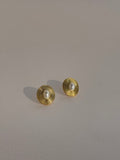 Natural Pearls Gold Plated Studs