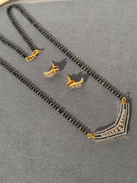 CZ MICRO GOLD PLATED MANGAL SUTRA