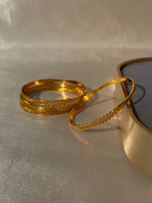 MICRO GOLD PLATED ANTI TARNISH BANGLES