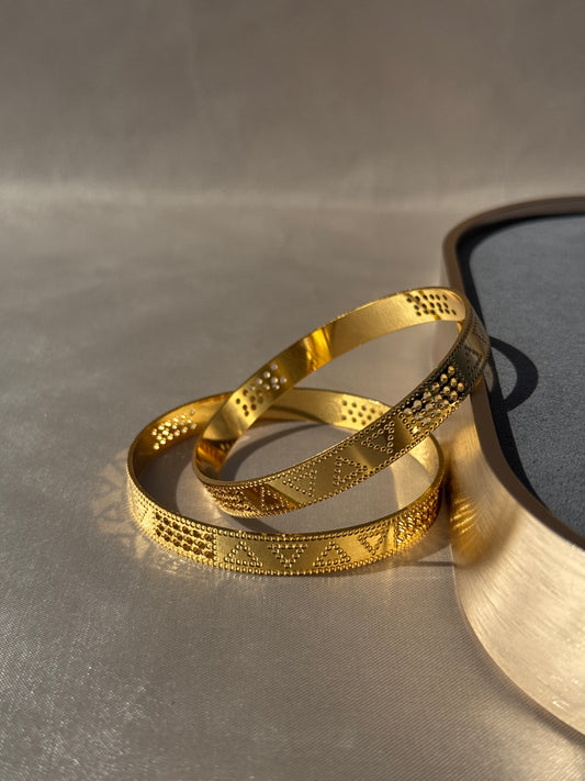 MICRO GOLD PLATED ANTI TARNISH BANGLES