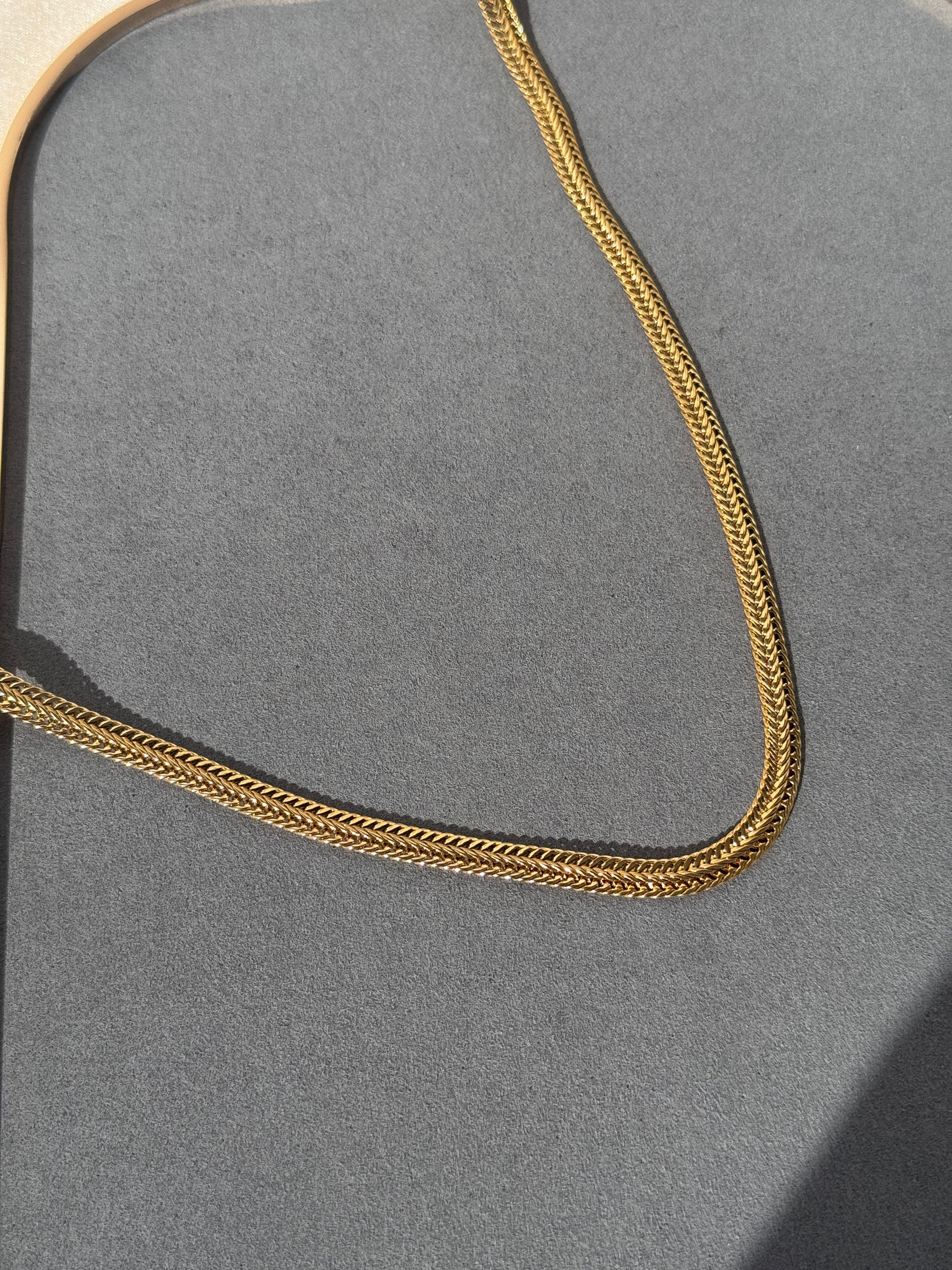 Mens gold plated daily wear chain