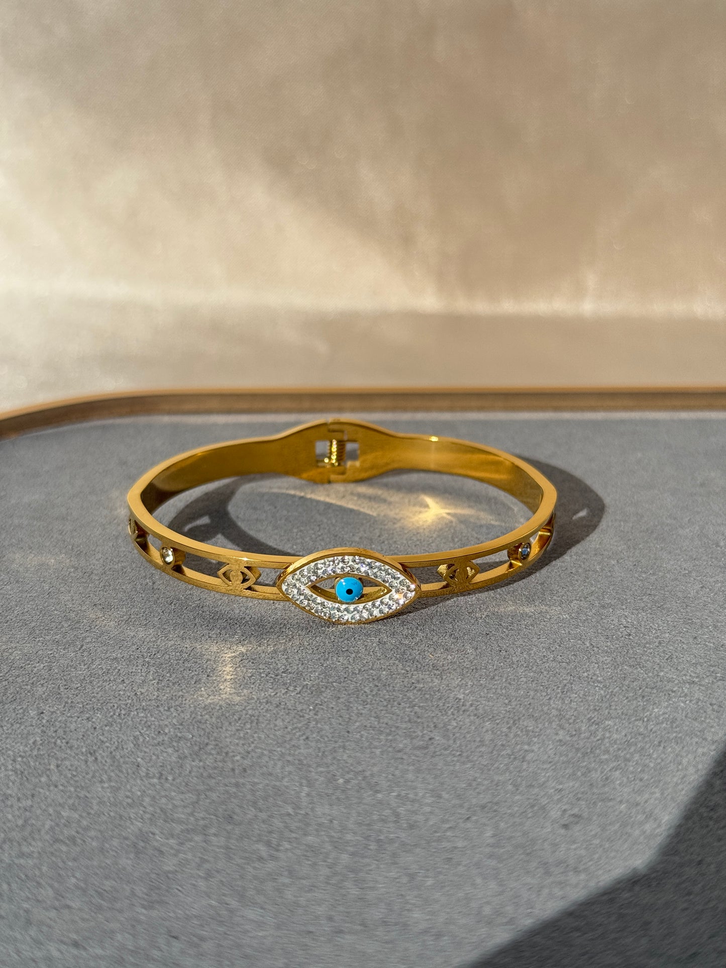 EVIL EYE 18K GOLD PLATED ANTI TARNISH BRACELET