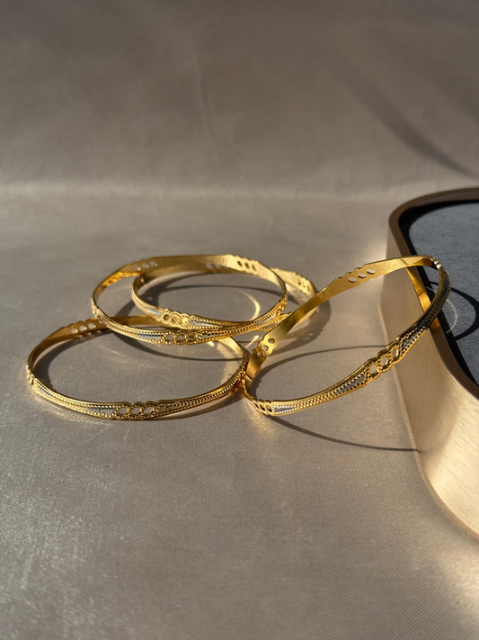 MICRO GOLD PLATED ANTI TARNISH BANGLES