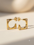 18K GOLD PLATED ANTI TARNISH EARRINGS