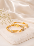 MICRO GOLD PLATED ZIRCON BANGLES