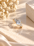 Celeste Solitaire Bloom Ring