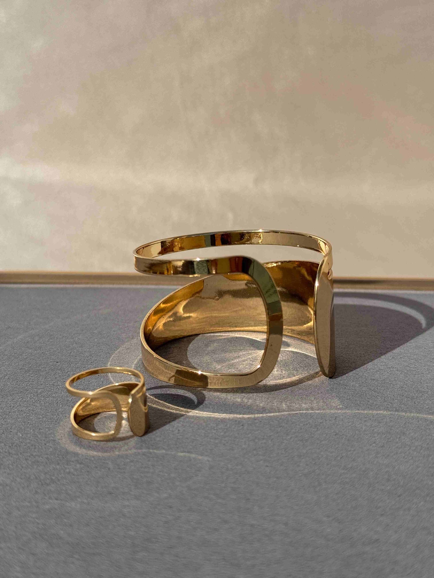 BOLD 18K BRACELET & RING COMBO