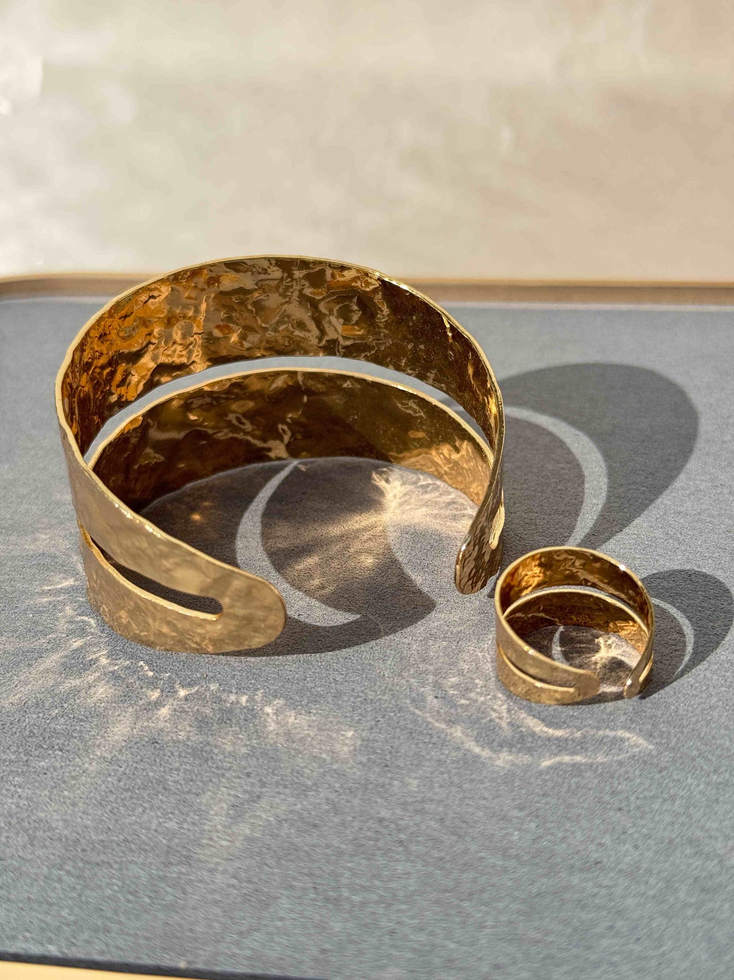 BOLD 18K BRACELET & RING COMBO